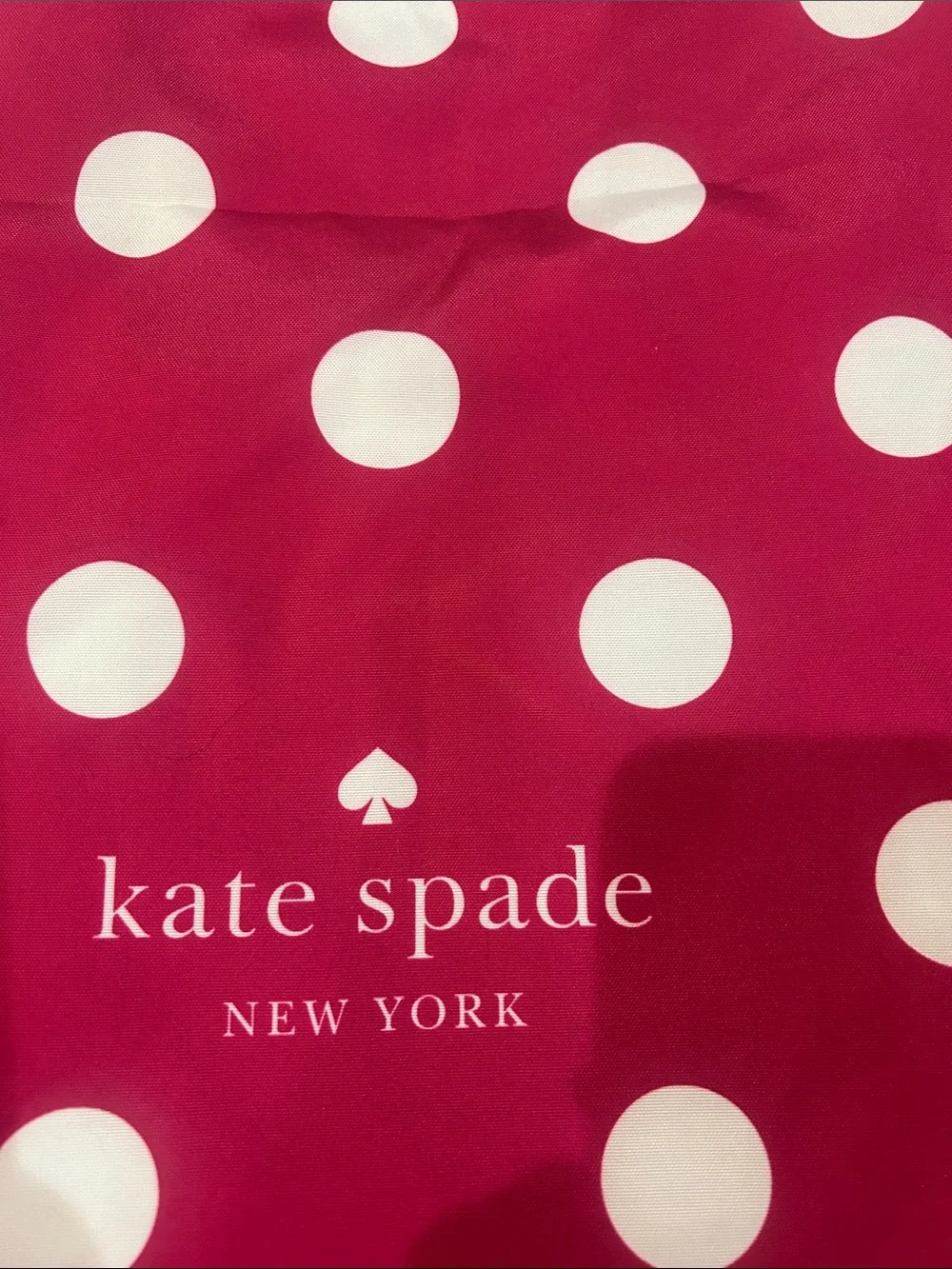 kate spade Red and White Polka Dot Tote